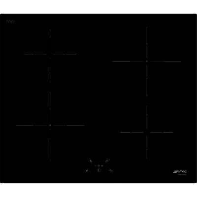 Smeg SI5641D 60cm Touch Control Induction Hob with Straight Edge Glass in Black Glass Smeg SI5641D 60cm Touch Control Induction Hob with Straight Edge Glass in Black Glass